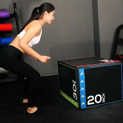 BalanceFrom Fitness 16 Pound Versatile 3 in 1 Plyometric Jumping Exercise Box