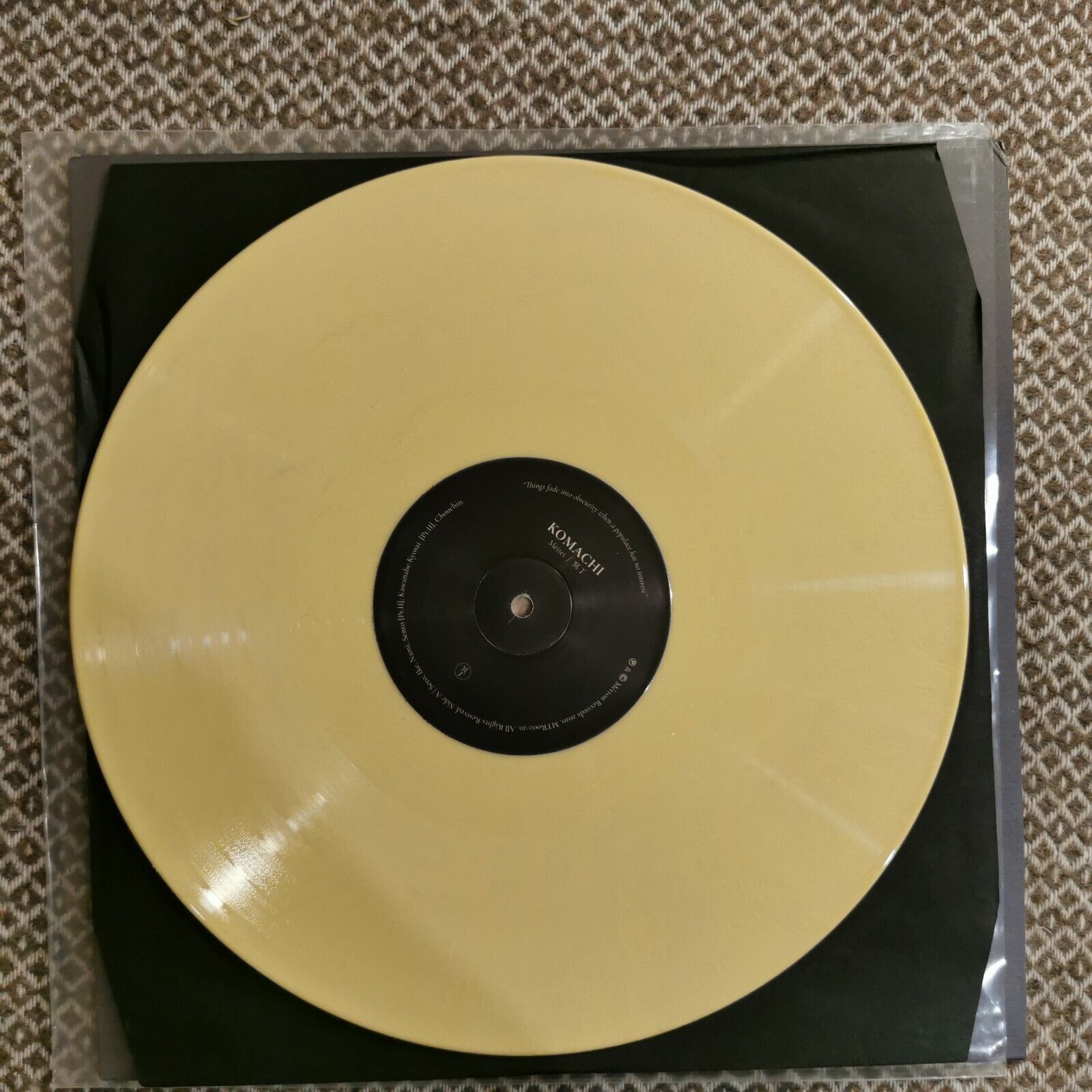 Meitei - Komachi Vinyl LP limited to 500 on CREAM Booklet / LAST COPY! Meitei - Komachi Vinyl LP limited to 500 on CREAM Booklet / LAST COPY!