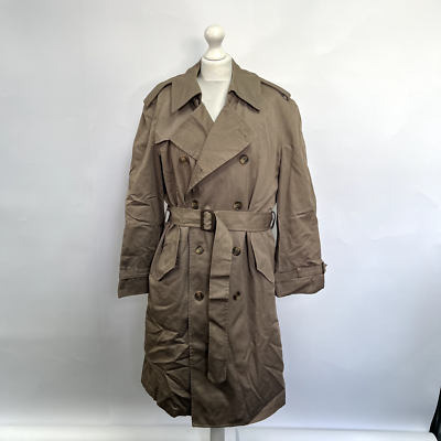 Fleece lined trench best sale coat