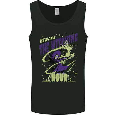 The Witching Hour Funny Halloween Uomo Vest Tank Top