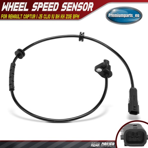 ABS Wheel Speed Sensor - Rear Left For Renault Clio IV, Captur, Zoe 2012-2024 | 2-Pin | Part No. 479006998R-626804