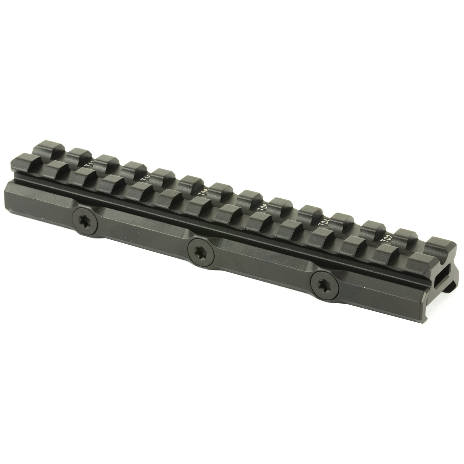 Leapers Inc UTG Super Slim Picatinny Riser Mount 1/2 Height 13 Slot Black Finish