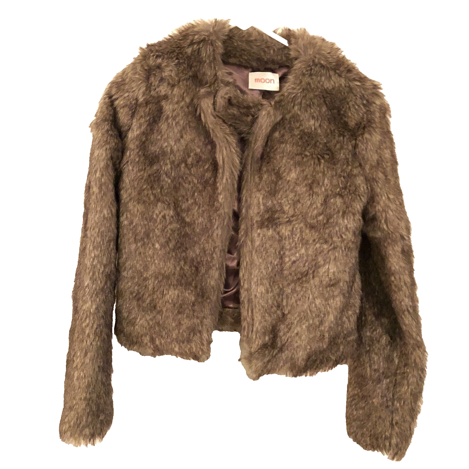 Moon Faux Fur Short Brown Coat/Jacket Size Small GUC | eBay Moon Faux Fur Short Brown Coat/Jacket Size Small GUC | eBay