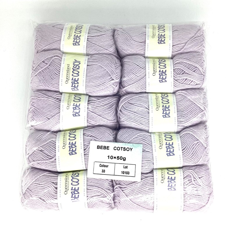 Fiber Art: Yarn - Bebe Cotsoy Color 33 Light Lavender