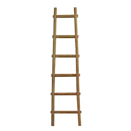 72 X 18 X 2 Коричневых декоративных лестничных стеллажа