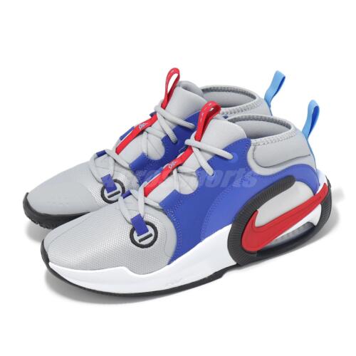 Кроссовки Nike Air Zoom Crossover 2 GS Wolf Grey Red Black для детского баскетбола FB2689-003