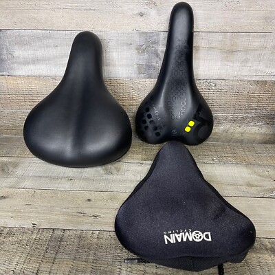 DDK Cycling Seat Lot With Domain Cycling Pad and Saddle Seat