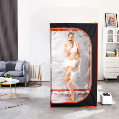 VEVOR 1000W Personal Steam Sauna Tent Full Size Loss Weight Detox Therapy Spa