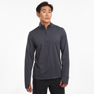 Мужская одежда Saucony Sunday 1/4 Zip Blue Nights Heather S