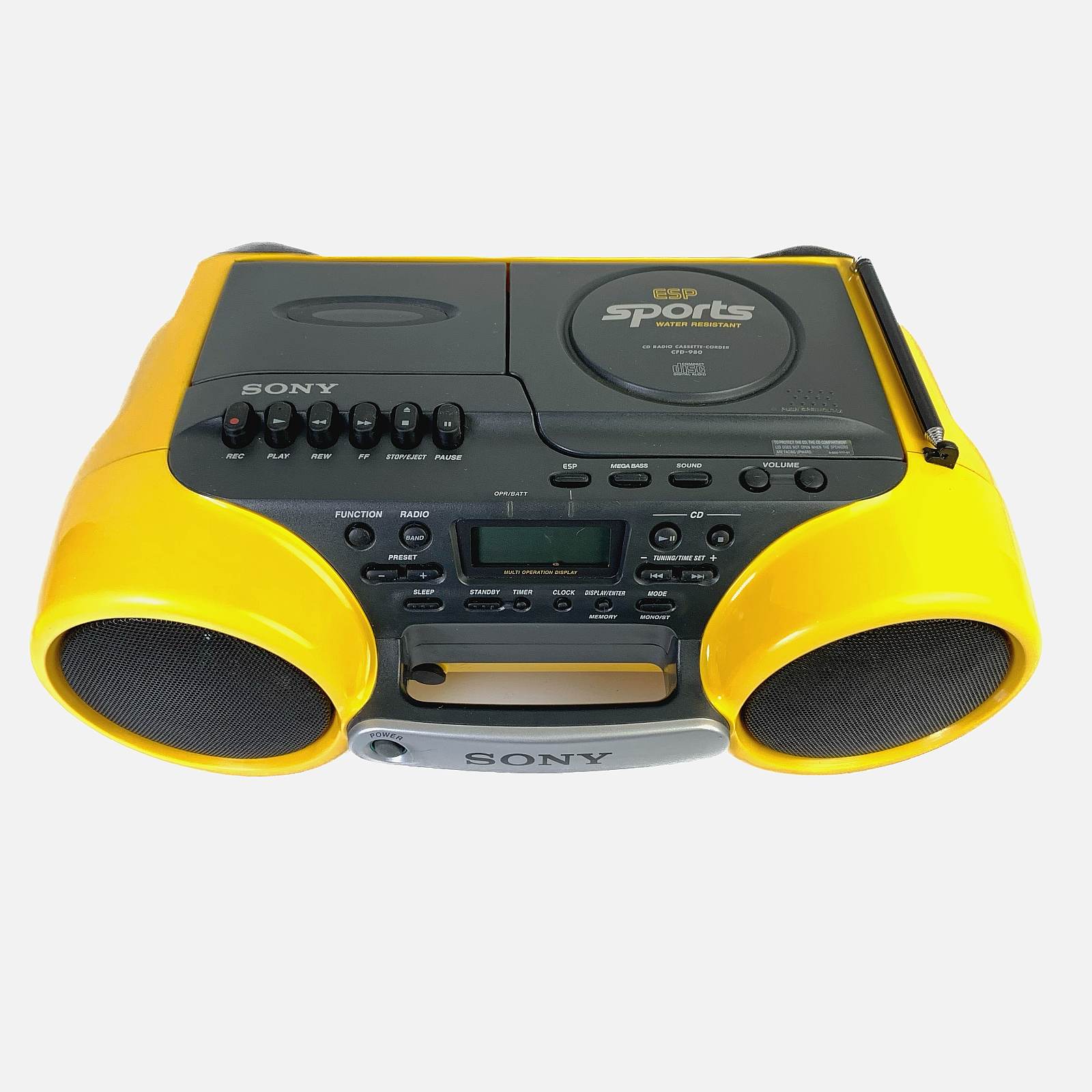 N-1569 SONY ソニー CDラジカセ CFD-980 現状品 Sony Sports Series