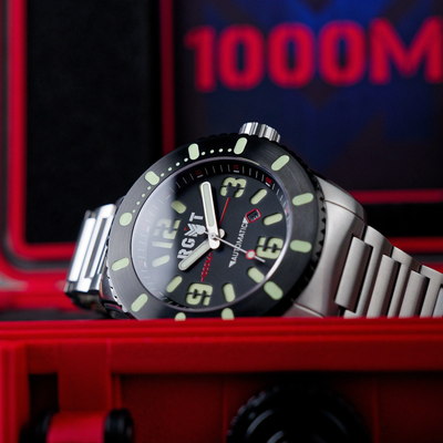 RGMT RGMT ALL BRITE AUTOMATIC STAINLESS STEEL WRISTWATCH RG-8053-11