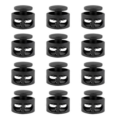 nllkii Set di 12 Fermacorda a Molla in Plastica per Coulisse Zaino Abb