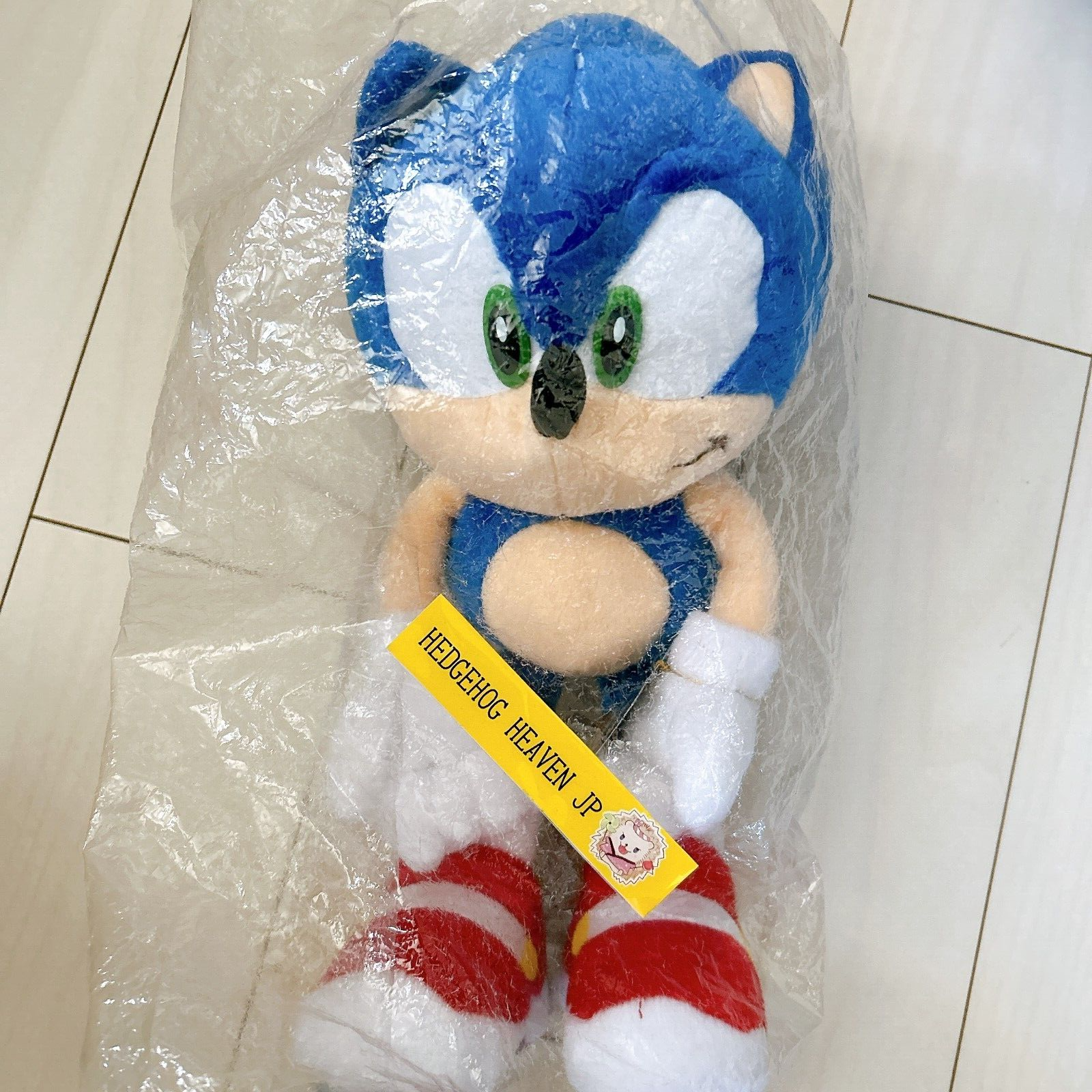 【非売品】2001年ソニックぬいぐるみ - SONIC SOAP SHOES Sonic Adventure Sonic the hedgehog Plush Doll 2001 SEGA SA2