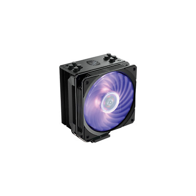 Cooler Master Hyper 212 Black Edition RGB CPU Air Cooler, SF120R RGB Fan 2 Years