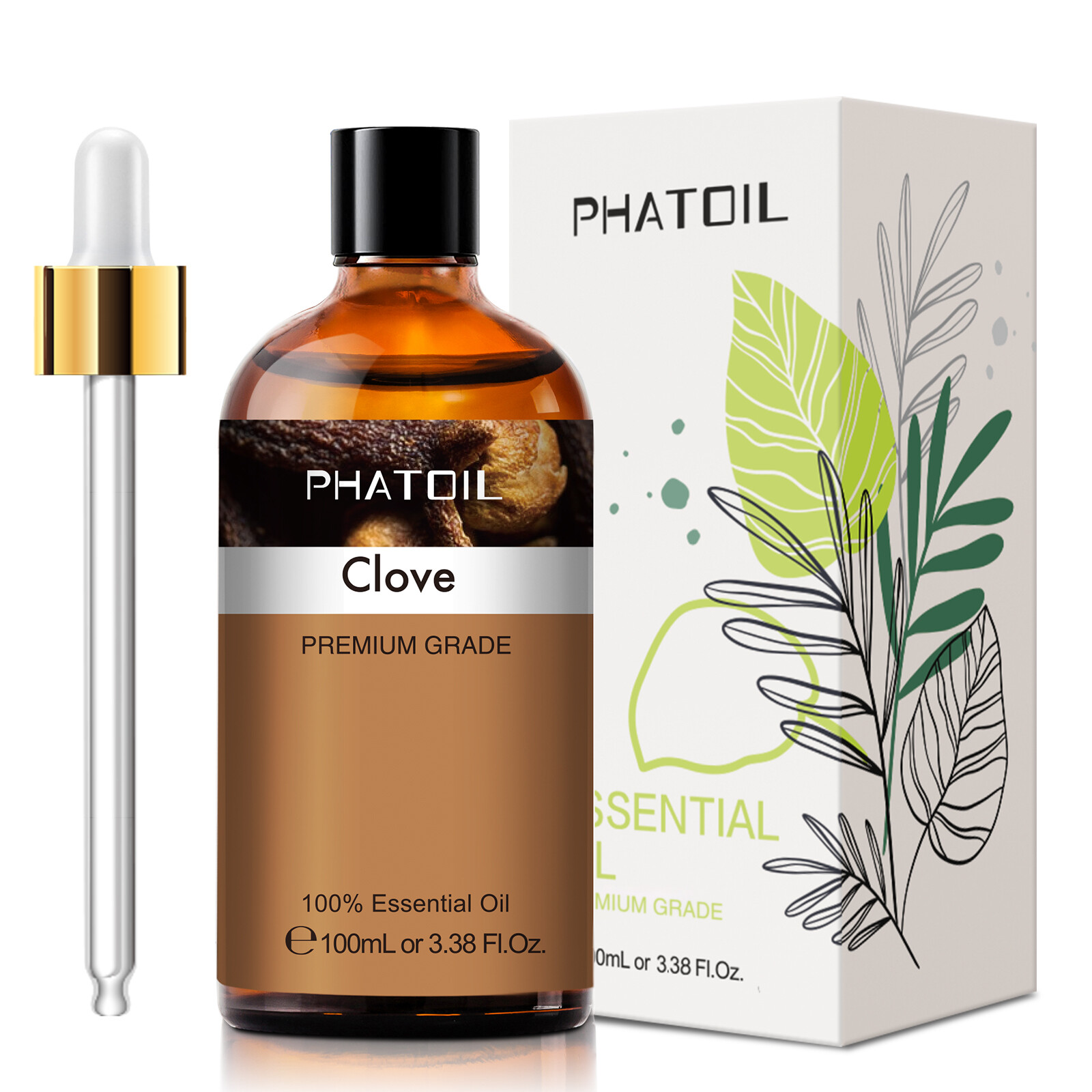 PHATOIL 100% Pure Essential Oil 100ml Aromatherapy Oils for Diffuser, Humidifier