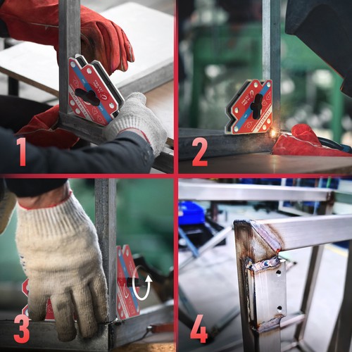 Switchable Arrow Welding Magnet 33-44LBs On/Off Switch Magnetic Welding Holder