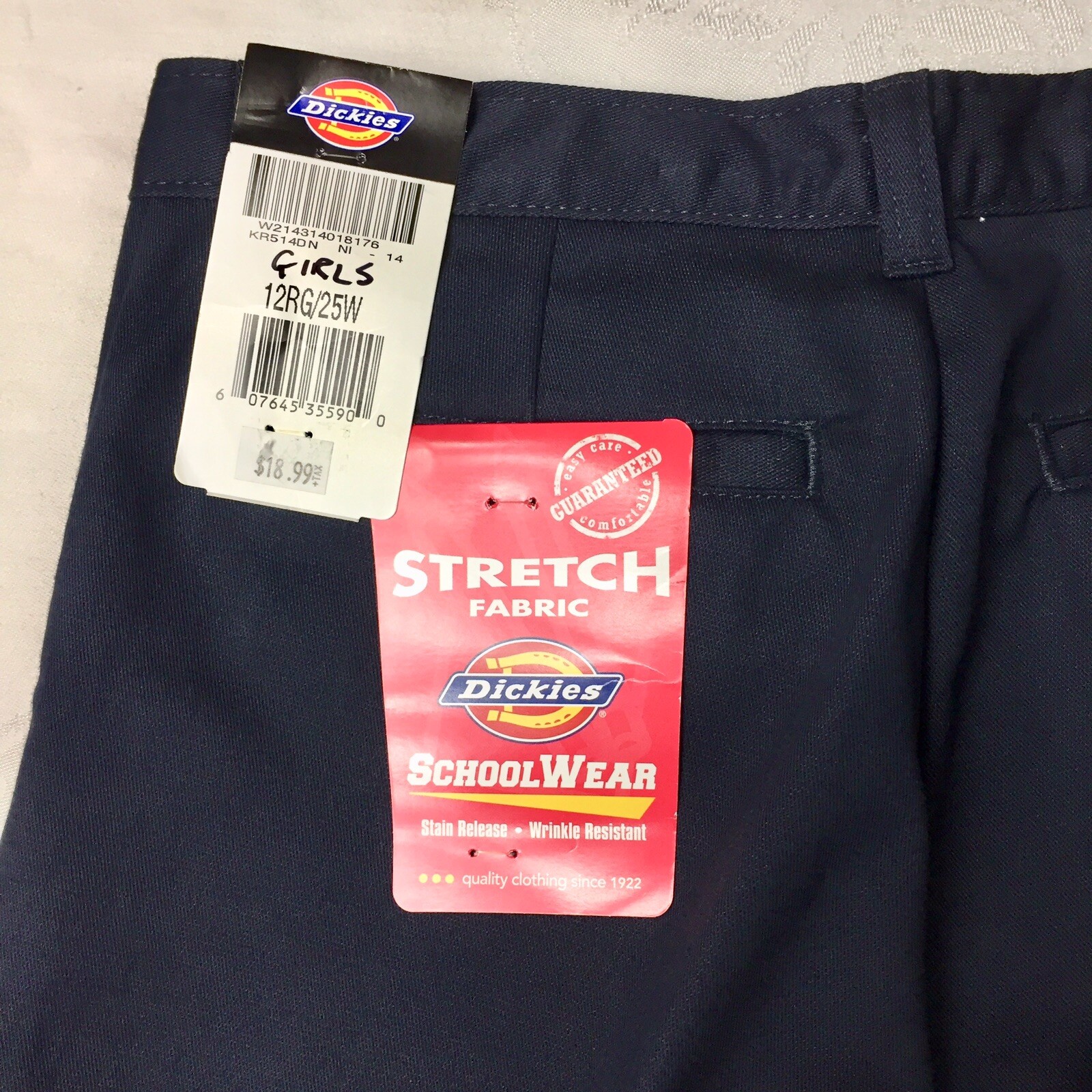 DICKIES~Girls School uniform Bermuda shorts Size 12 Reg new with tags Pockets