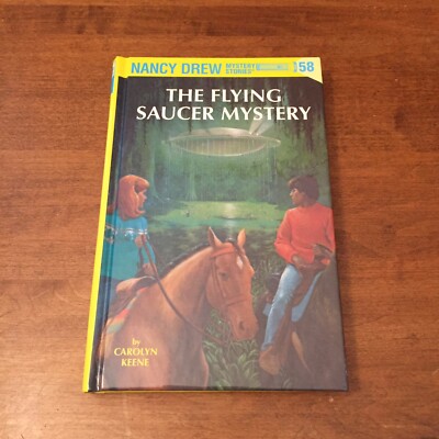 Nancy Drew 58: The Flying Saucer Mystery by Keene Hardcover Flashlight Edition
