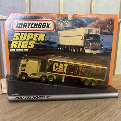 1998 MATCHBOX CAT SUPER RIGS CATERPILLAR
