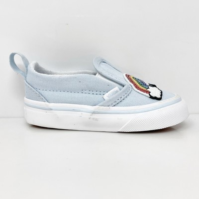 

Vans Girls Off The Wall 508731 Синие повседневные кроссовки, размер 5, Синий, Off The Wall