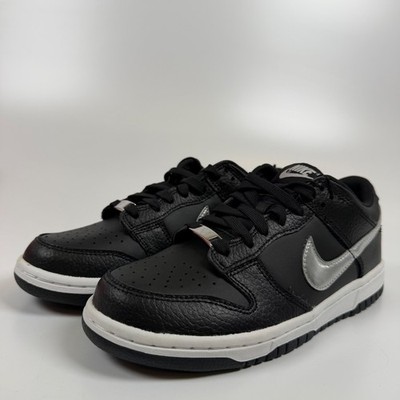 Nike Dunk Low NBA 75th Anniversary San Antonio Spurs DC9560-001 Kids Sz 5Y