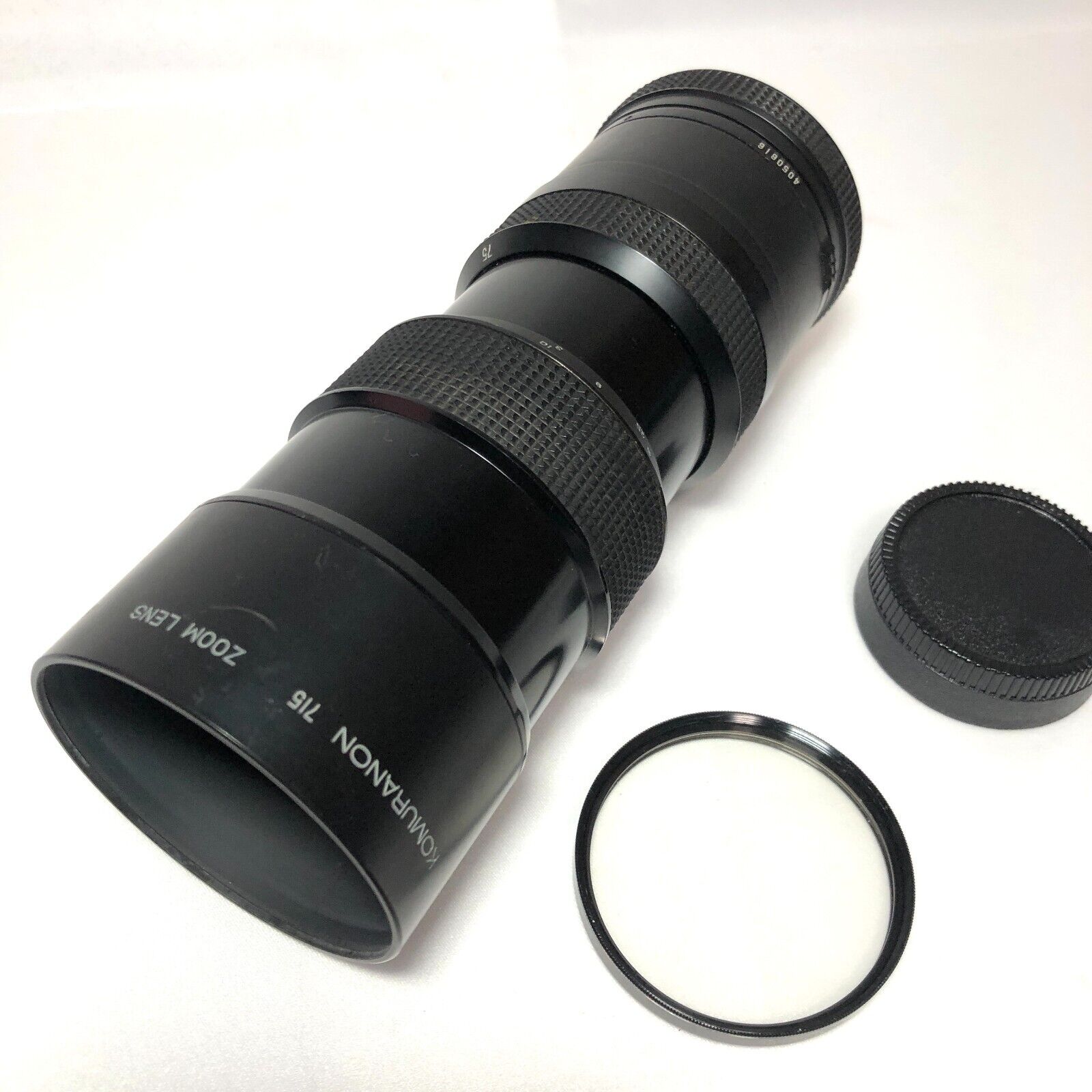 KOMURA ZOOM LENS f/4.5 75-150mm KOMURANON 715 Minolta MD KOMURA ZOOM LENS f/4.5 75-150mm KOMURANON 715 Minolta MD