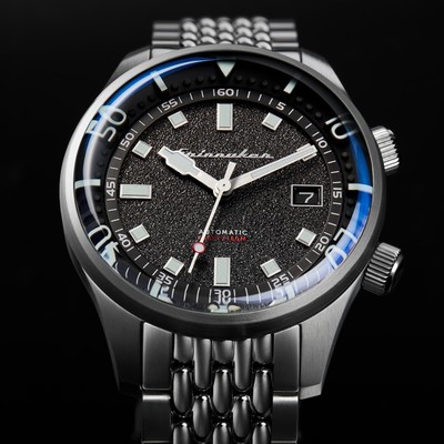 Pre-owned Spinnaker Bradner Automatic Silver Black