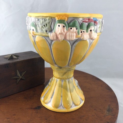 Monty Pythons 3-D Holy Grail Ceramic Goblet Chalice Footed Cup French