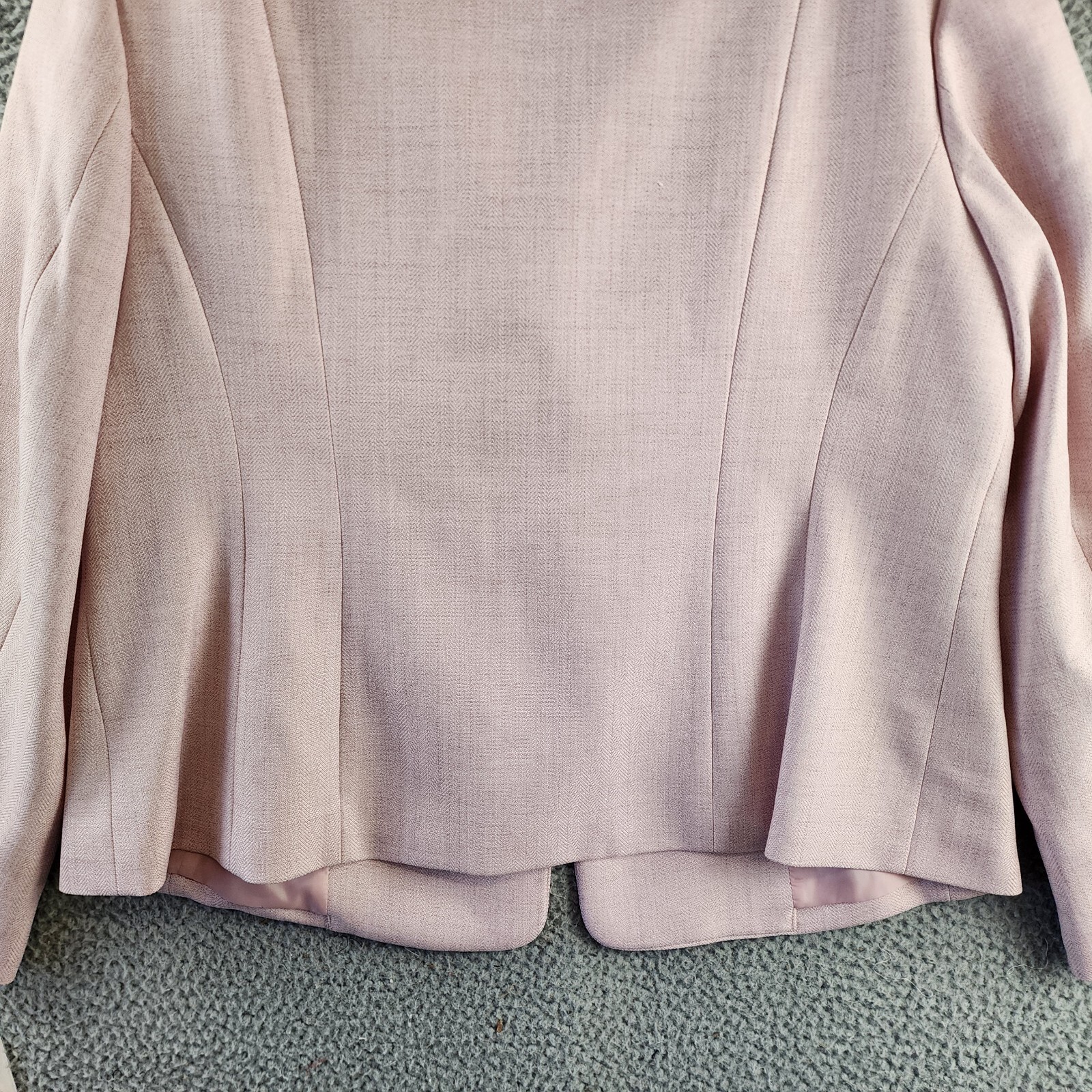 Le Suit Notch-Collar Blazer Women's 16US lt Blossom Combo Long Sleeve - Picture 10 of 15