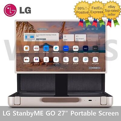 LG StanbyME GO 27 inch Portable Wireless Touch Screen FHD Display 27LX5QKNA New