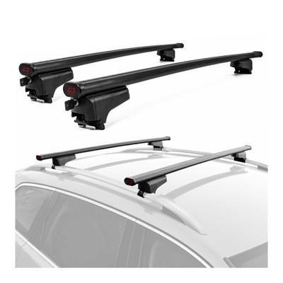 G3 Roof Racks for Volkswagen Passat Wagon 1990-2010 Steel Lockable 2Pcs Black