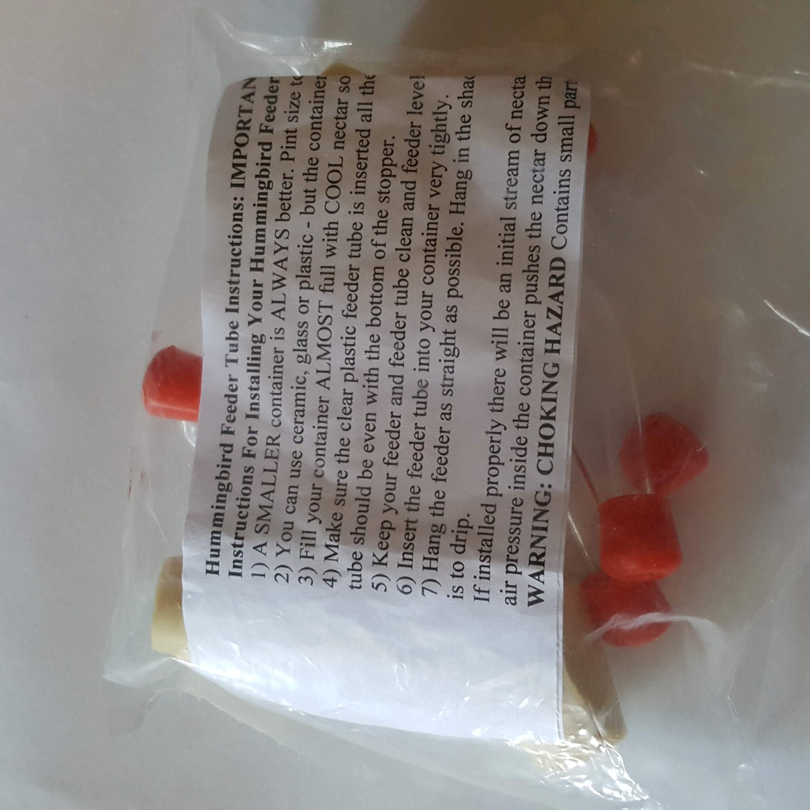 Creative Hobbies Hummingbird Feeder Tubes for Making Your Own Feeders Pack of 5