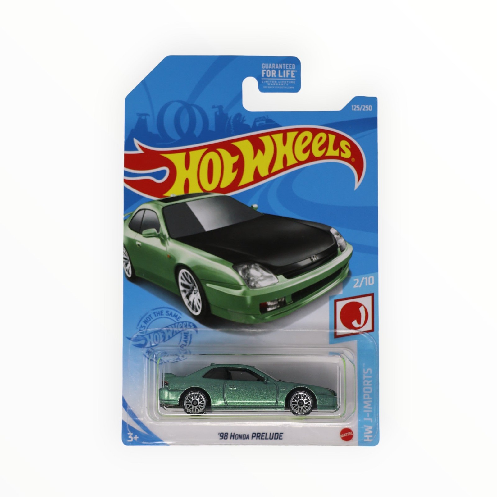 Hot Wheels '98 Honda Prelude 125/250 - Green - 2021 Mainline A | eBay