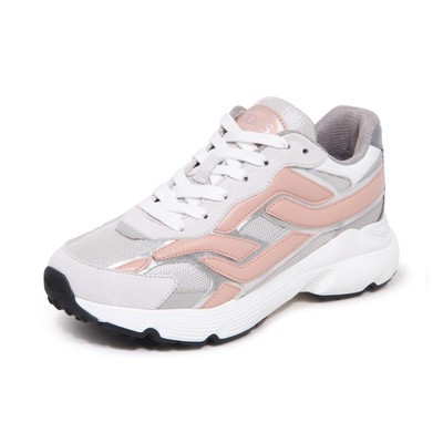 Pre-owned Tod's 9523az Sneaker Donna  Sport Run Woman Shoes In Silver