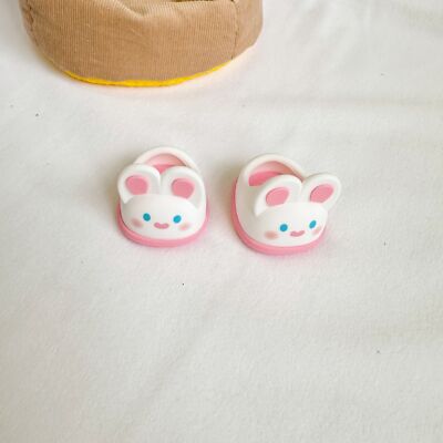 Cute Slippers Shoes for POP MART LABUBU The Monsters Plush Doll Accessory No Toy