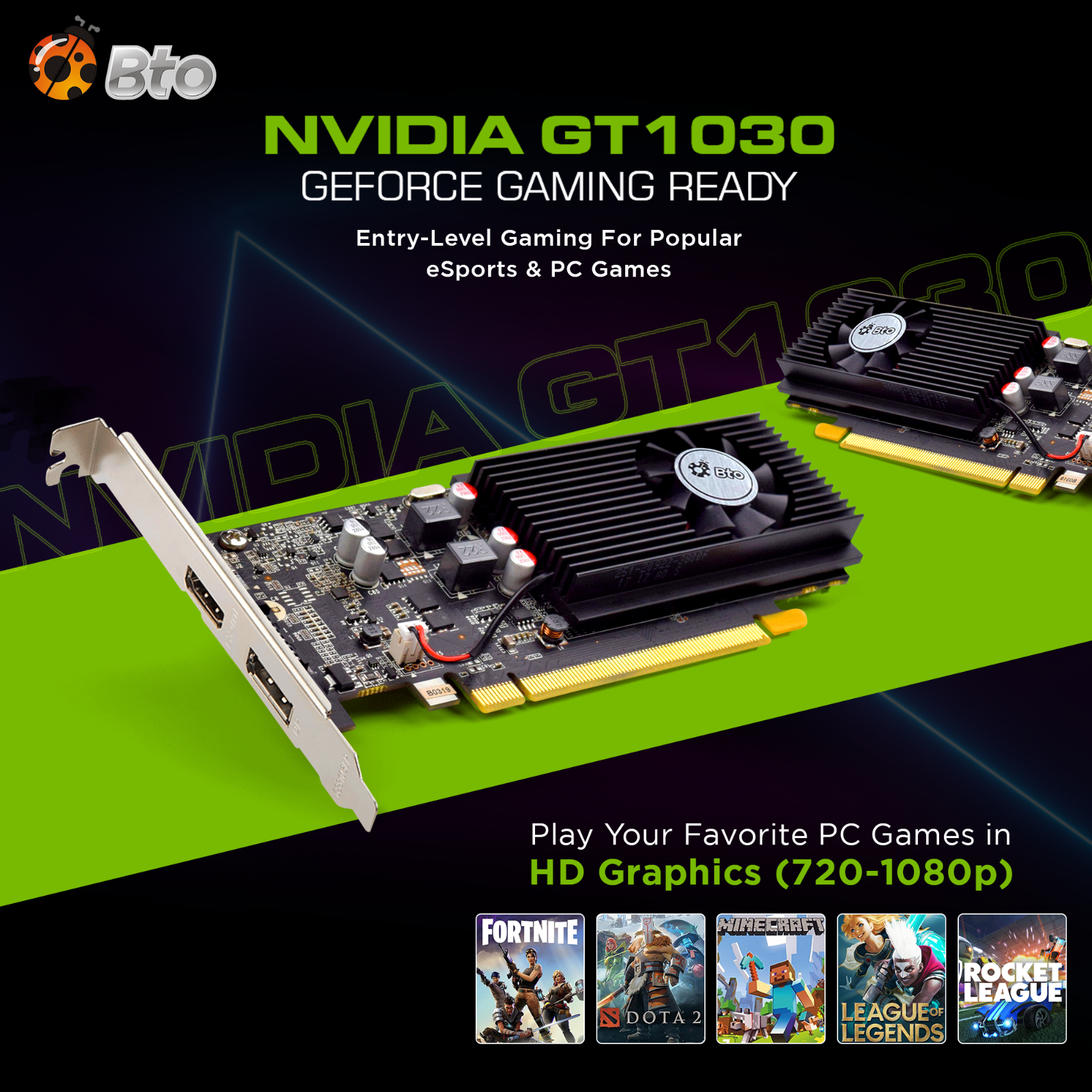 HP RGB Desktop i7 Gaming PC GTX NVIDIA 32GB Ram 1TB SSD 2TB HDD New 24" LED WiFi