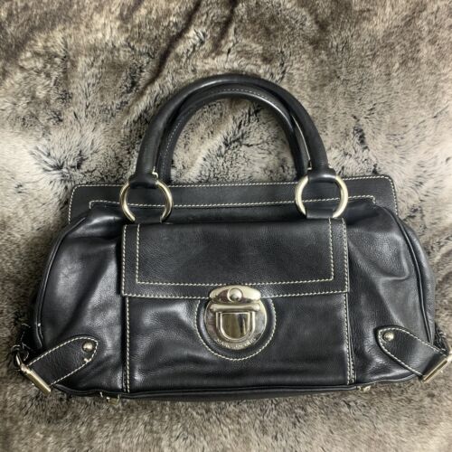 Marc Jacobs VINTAGE BLACK Leather DOCTOR BAG CHIC EUPHORIA Marc Jacobs VINTAGE BLACK Leather DOCTOR BAG CHIC EUPHORIA