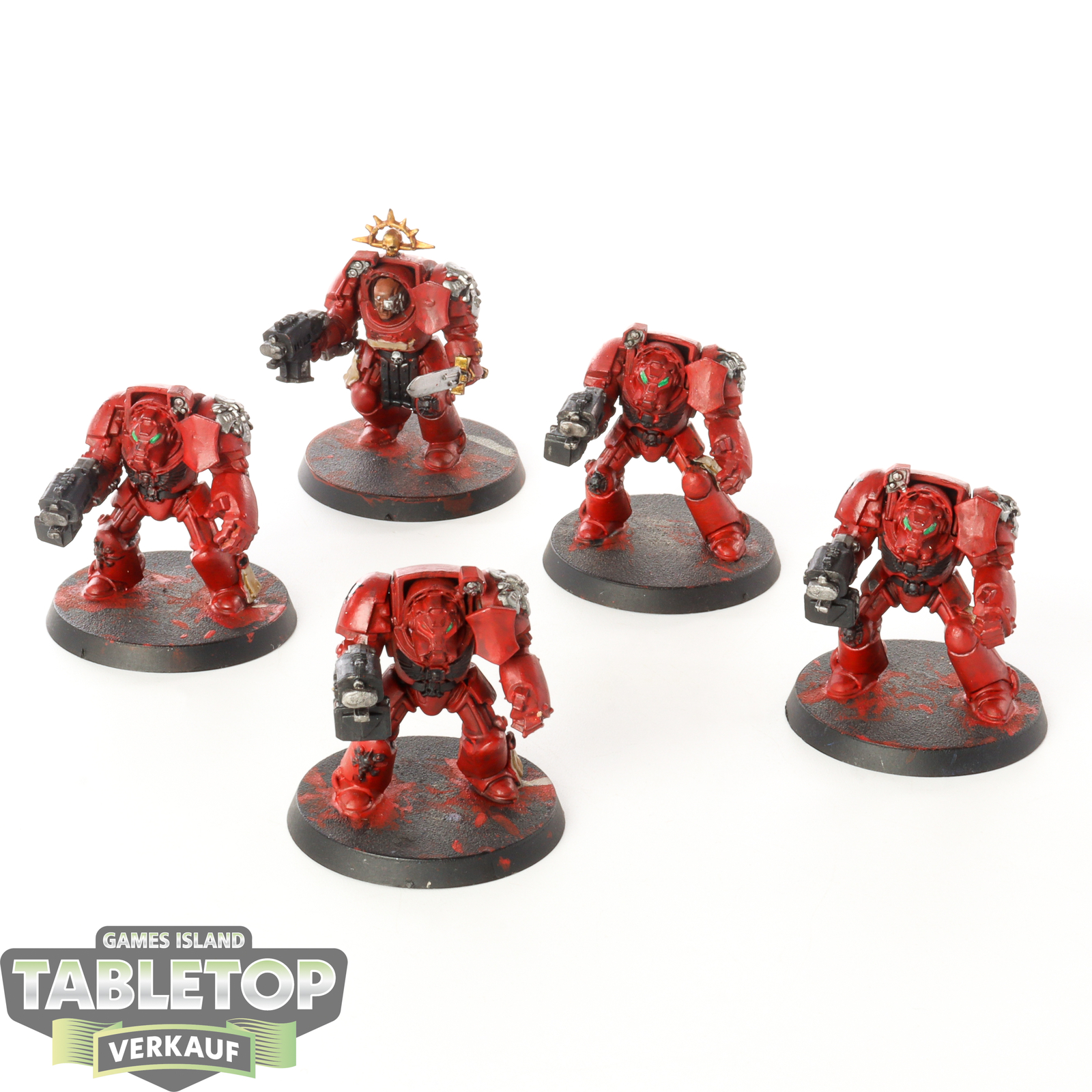 Blood Angels - 5x Terminator (Classic) - bemalt