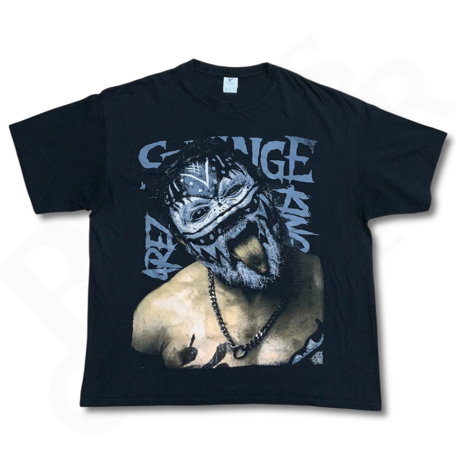 Vintage Wrestling T-Shirt Men's 2XL Black Arez KING STRANGE