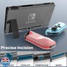 HEYSTOP Protective Case Cover for Nintendo Switch, Case Compatible with Nintendo Switch and JoyCon Controller with a Switch Tempered Glass Screen Protector
