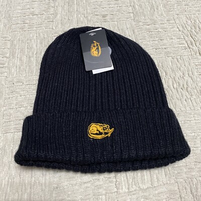 Yellow Rat Bastard NYC Knit Beanie Hat Adult One Size Black NWT New York