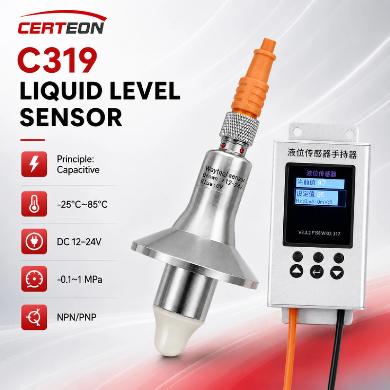 Liquid Level Sensor WKC319-KP Beer Beverage Foam Detection Tri Clamp Contact Typ