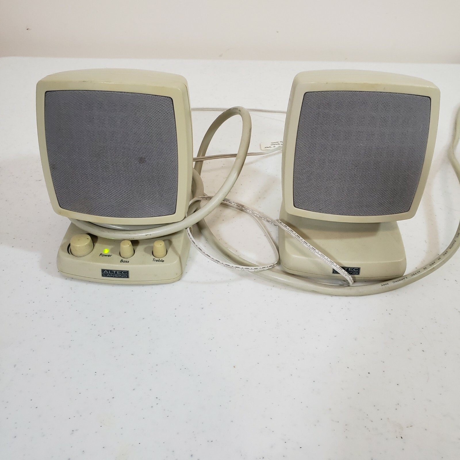 Altec Lansing ACS340 PC System Satellite Speaker Pair w/ Volume Control