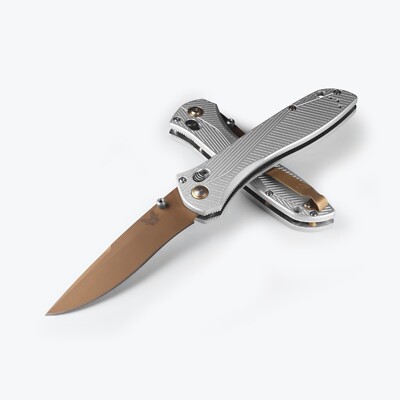 BENCHMADE KNIVES USA 710FE-24 MCHENRY WILLIAMS SEVEN TEN MILLED ALUMINUM KNIFE