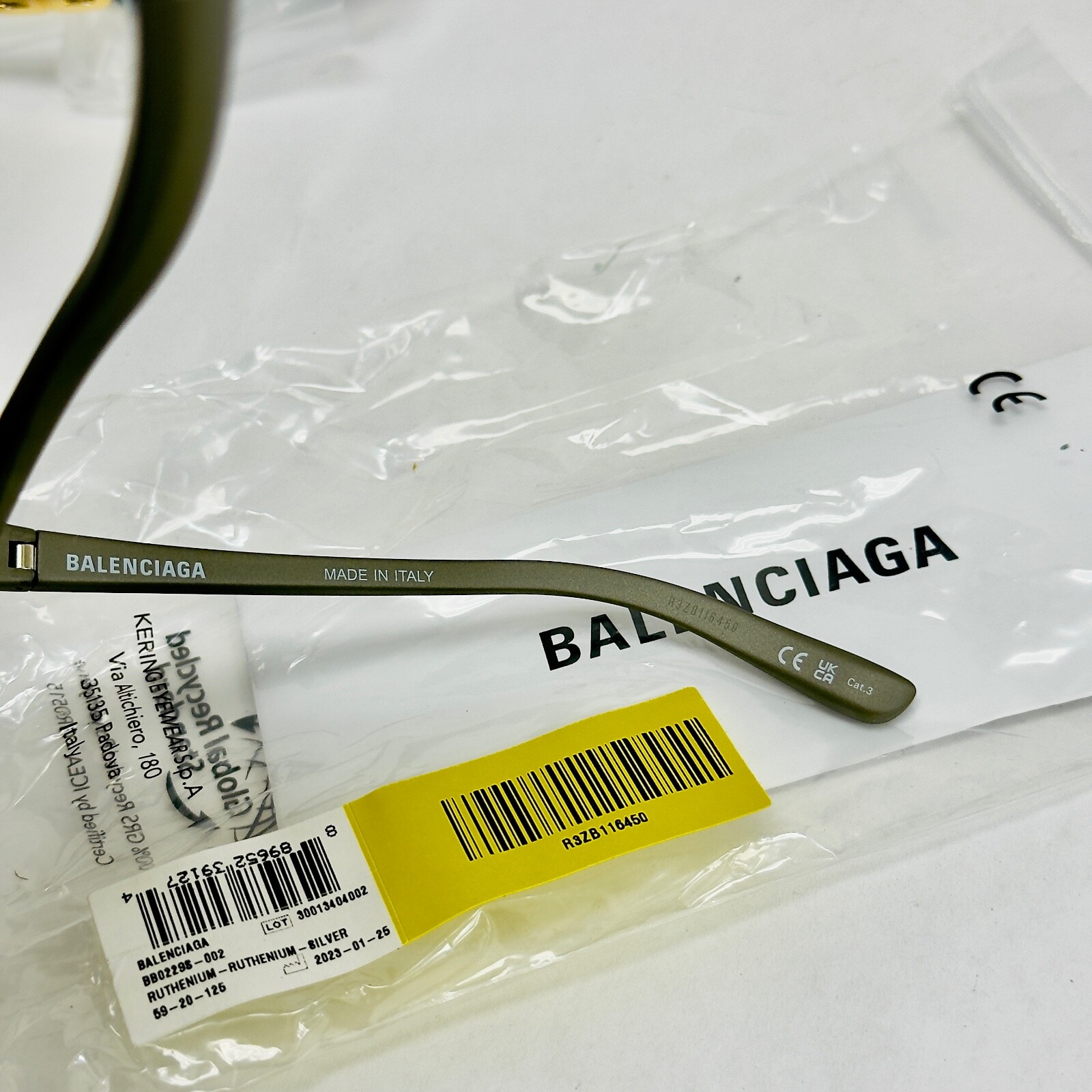 Pre-owned Balenciaga Bat 0229 Gray Silver Mirror 004 Fashion Demna Mask Sunglasses Bb0229s