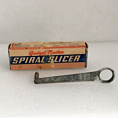 Vintage Gadget Master Spiral Slicer No 6 Popeil Brothers 1950s