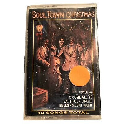 Soultown Christmas - Audio Cassette Tape Various Artist Soul Music 1992 Rare 