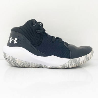 

Under Armour Boys Jet 21 3024794-001 Черные кроссовки для баскетбола Размер 1 г, Черный, Jet 21