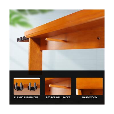 GSE Games & Sports Expert 8 Pool Cue Wall Rack with Score Counter, Pool Cue S...