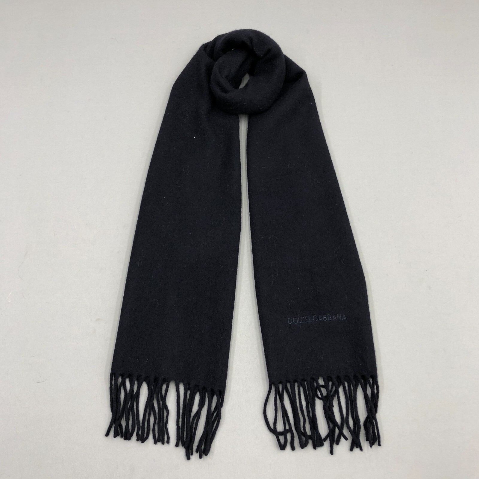 Dolce Gabbana Wool Scarf Vintage Classic Christmas Winter